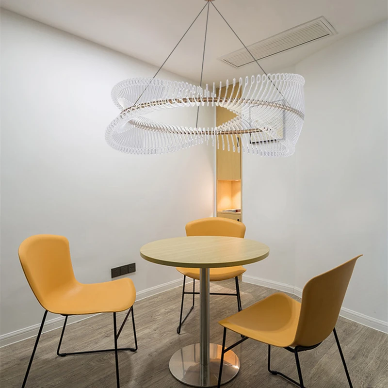 Moderne Design Goldene Runde Decke Kronleuchter Für Schlafzimmer Esszimmer Kunst Galerie Lampe Indoor-Led Hängen Licht Leuchte Leuchte