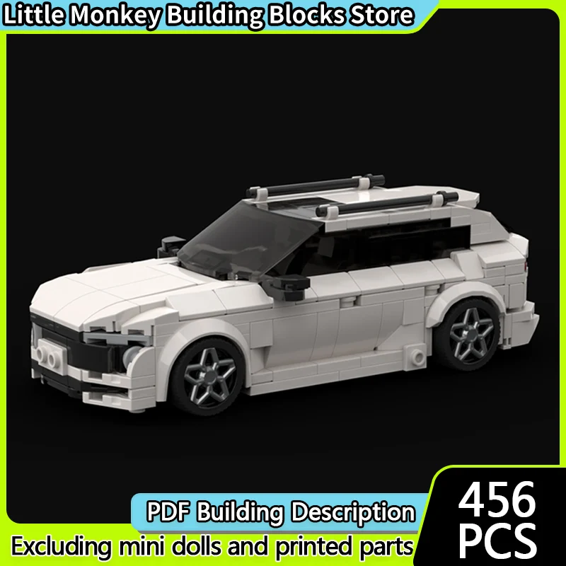 

Speed Racing Car Model MOC Building Bricks 508 SW Sport Engineered Modular Technology Children Holiday Gifts Assemble Toys Suit