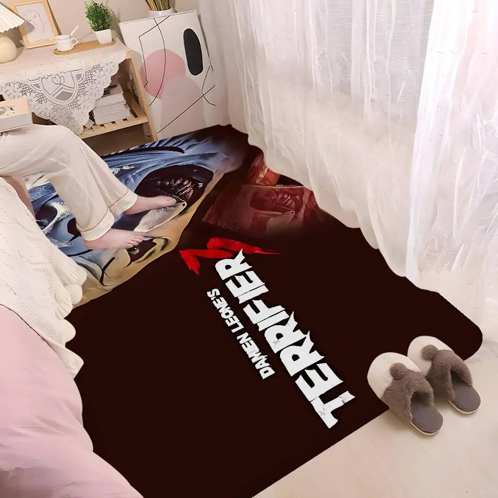 Horror Movie T-Terrifier Floor Mat Cheaper Anti-slip Modern Living Room Balcony Printed Bedside Mats