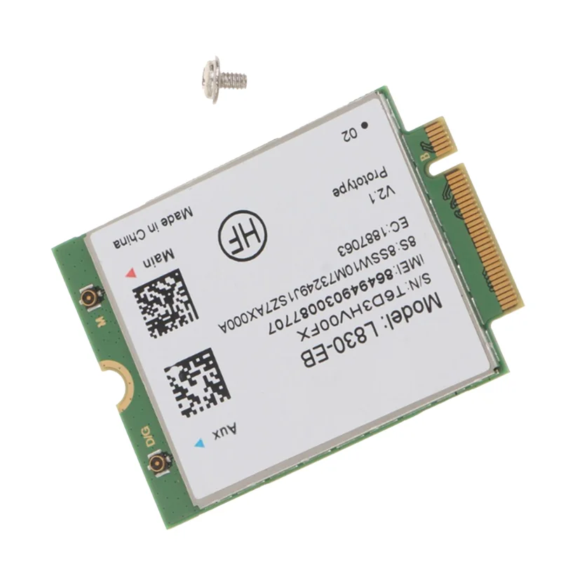 L830-EB Moduł karty Wi-Fi 4G do Thinkpad X280 T480 T580 P52S L480 L580 T490 T590 P53S T490S X390 L490 L590 FRU 01AX761