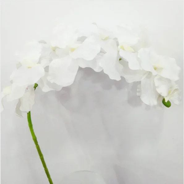 Artificial Silk Orchid Flowers Long Branches,Fake Blue Orchids Flower Arrangement Accessories ,Home Indoor Fall Decoration