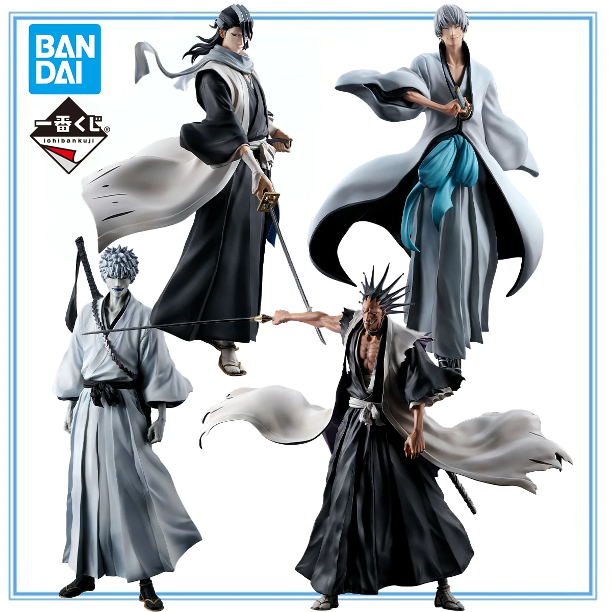 

100% Original in Stock Bandai Spirits Ichiban Kuji Bleach Kurosaki Ichigo Ichimaru Gin Zaraki Kenpachi Kuchiki Byakuya