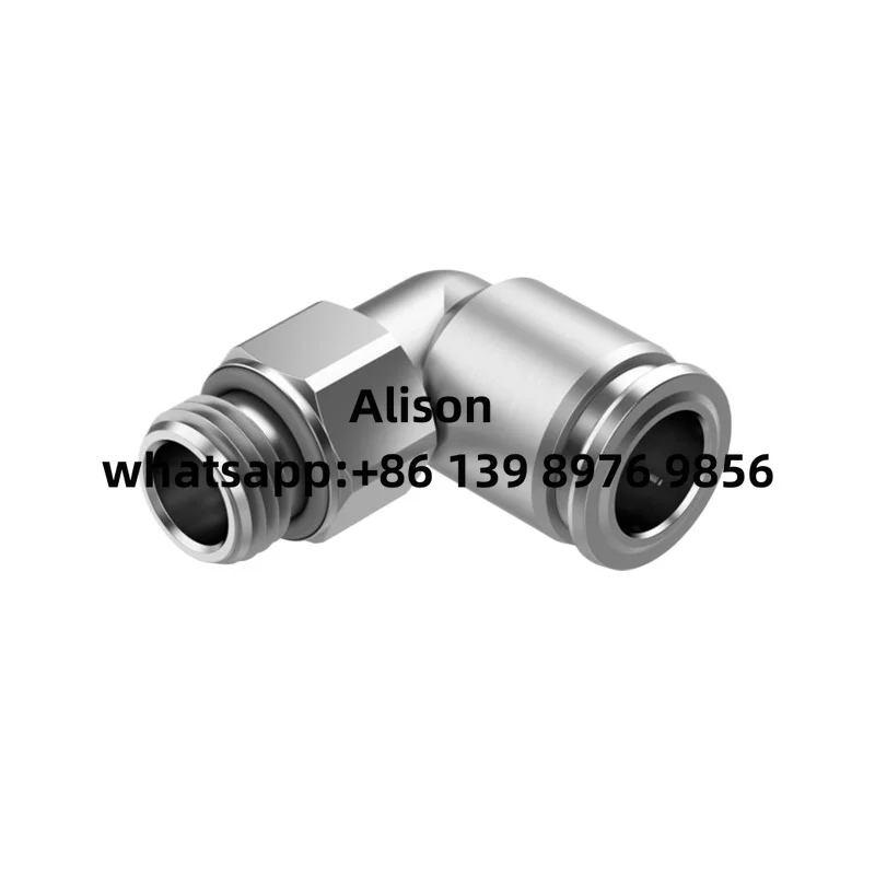 1PC L type stainless steel threaded joint NPQR-L-G14-Q10 8085685  NPQR-L-G38-Q10 8085686