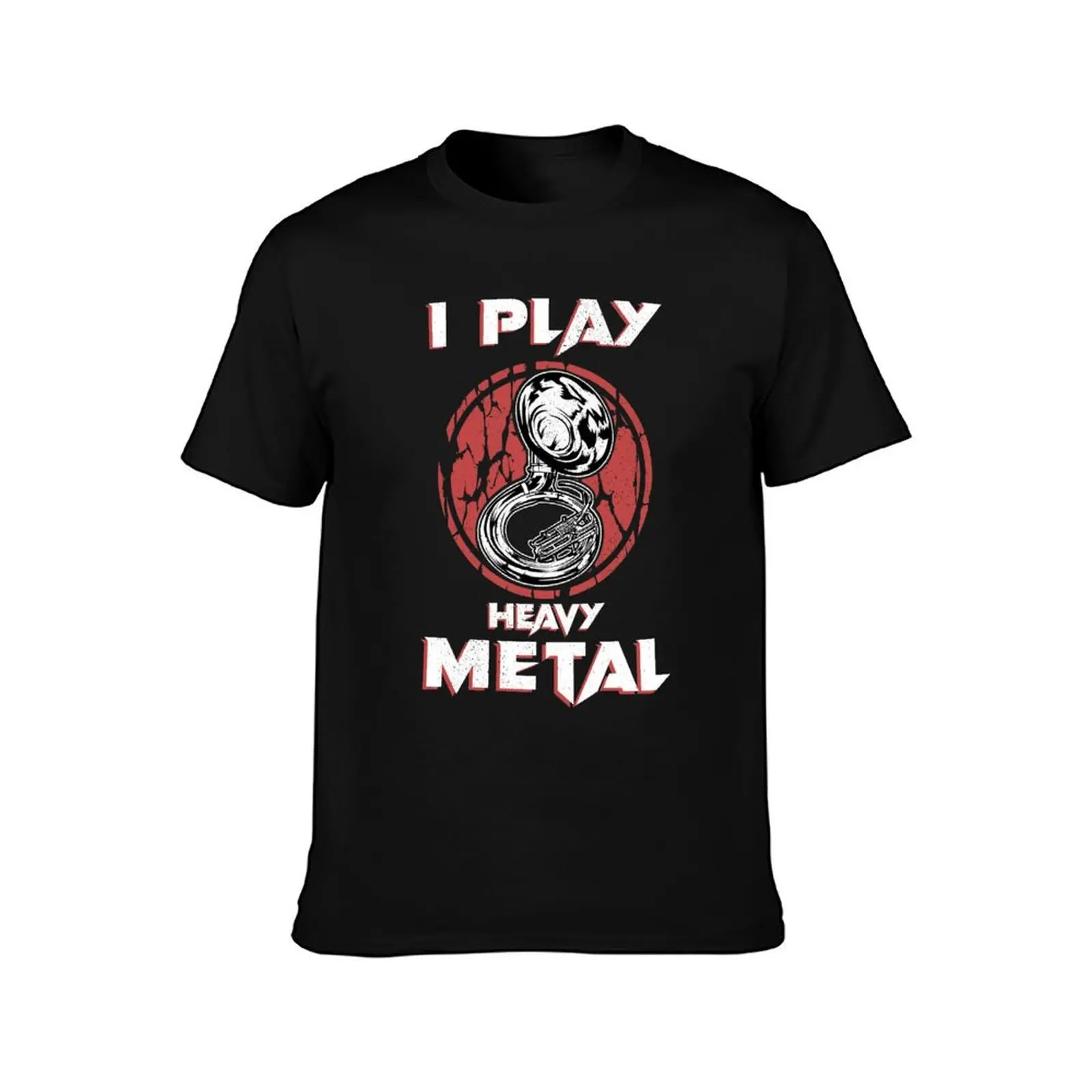 Tuba Gifts I Play Heavy Metal Marching Band Music Sousaphone T-Shirt Quick Dry Outdoor Sports T-Shirt