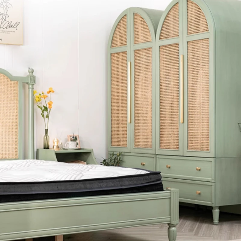 Armadio nordico da giardino Espositore in legno Armadio per vestiti Armadio portaoggetti Camera da letto Piccoli mobili Ropero indossabili per camera