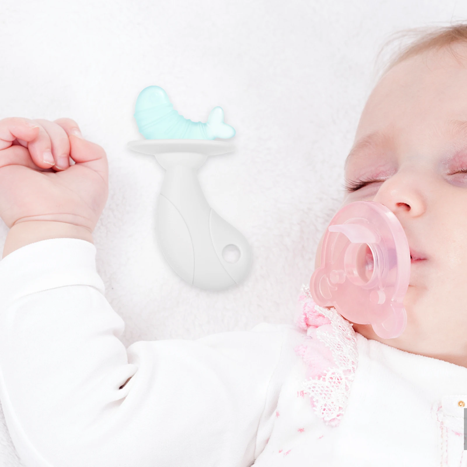 

Lovely Design Baby Teether Infant Molar Teething For Toddler Gum Relief Soothing Teething Pain Easy Clean