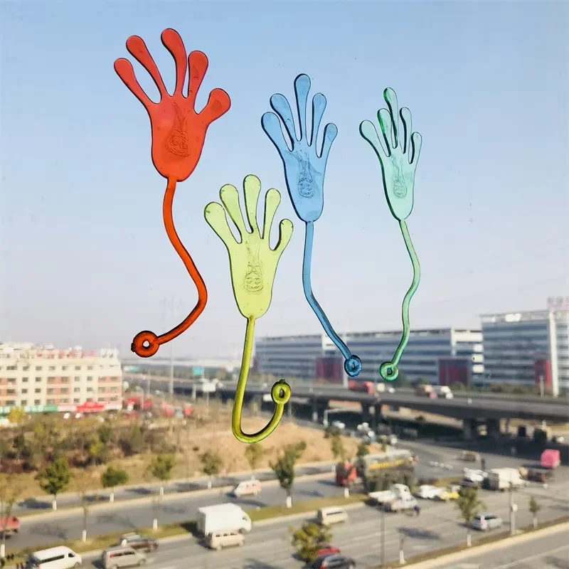 1-30 Pcs Kids Funny Sticky Hands Toy Palm Elastic Sticky Squishy Slap Palm Toy Kids Novelty Gift Party Favors Supplies Gift