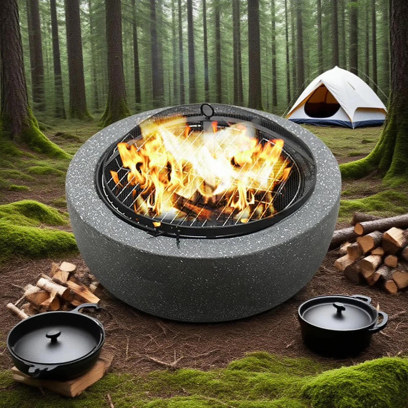 Brasero moderne polyvalent en - Fire Pit Bowl avis et prix