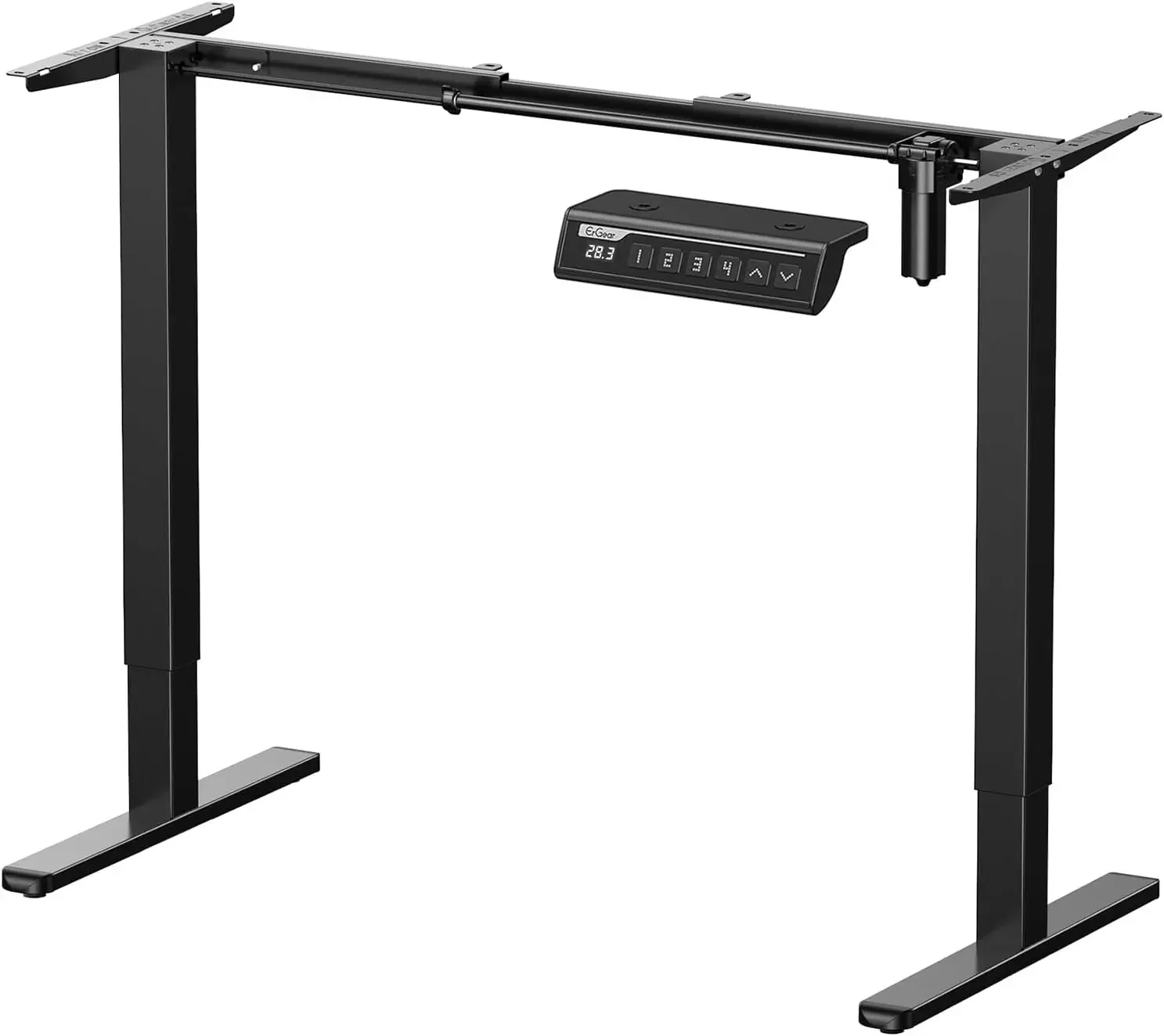 Electric Stand up Desk Frame,4 Memory Height Settings Height Adjustable Table Legs, Sit Stand Desk Frame Up to 47.2