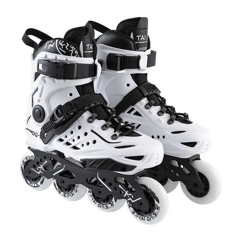 

Size 35-45 46 Professional Inline Roller Skates Shoes For Adult Men Outdoor Racing Speed Skating 4 Wheels Shoes Sliding Sneakers