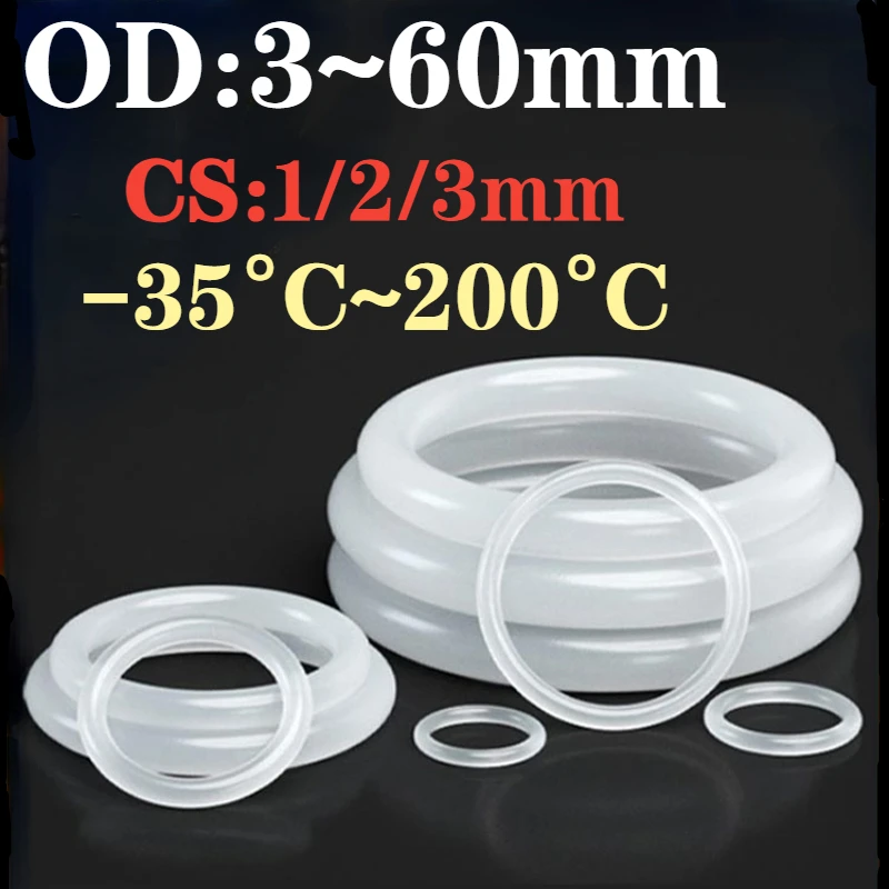 White Silicone O-Ri…
