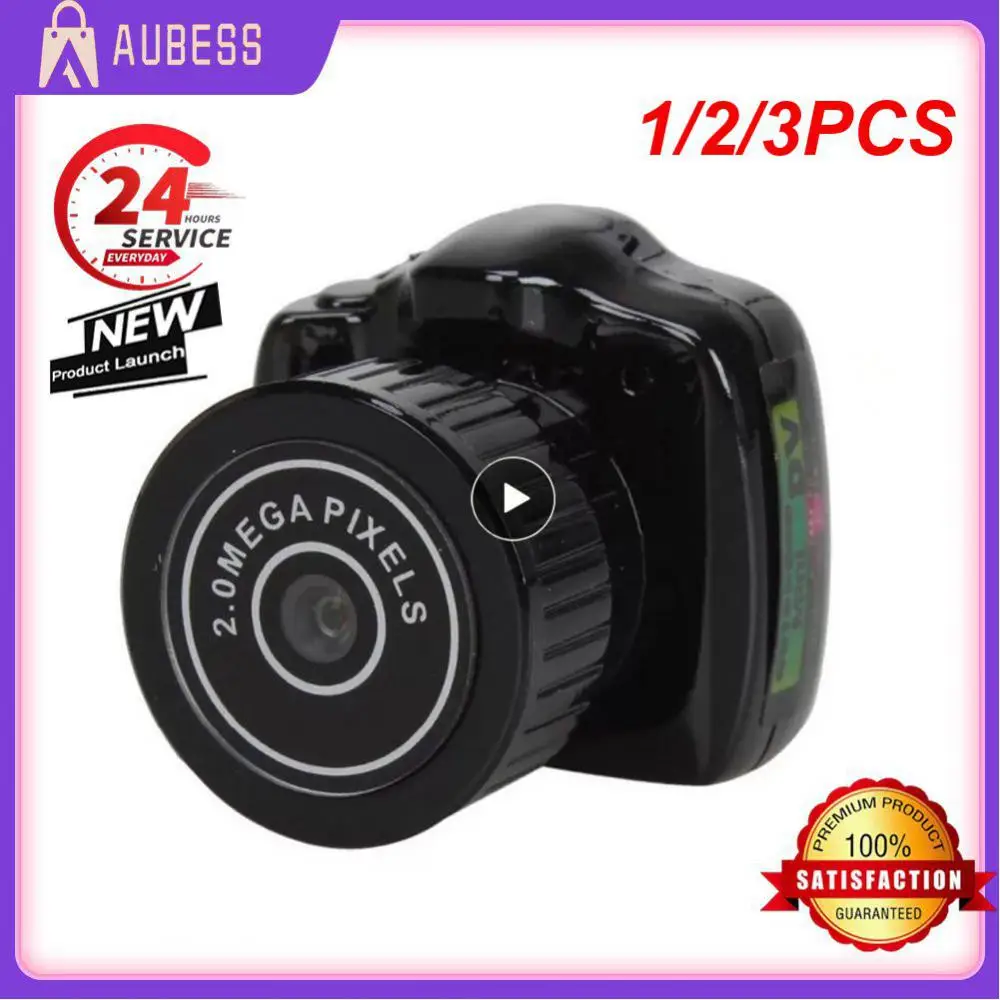 1/2/3PCS Tiny Mini Camera Video Audio Recorder Webcam Y2000 Camcorder Small DV DVR Security Secret Nanny Car Sport Micro Cam