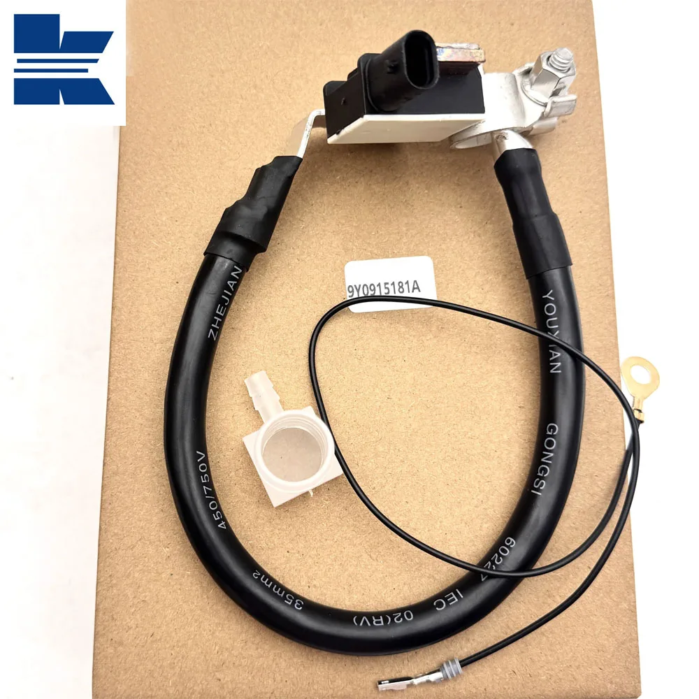 New High Quality 2Pins Battery Cable For Porsche Cayenne 2018-2023/ OE:9Y0915181A 9Y0915107 9Y0915105 9Y0915105QY 9Y0915105LY