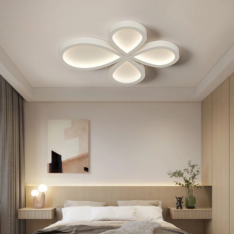 Full Spectrum Eye Protection Living Room Ceiling Lights Simple Modern Creative Geometric Rectangular Bedroom Study Smart Lamp