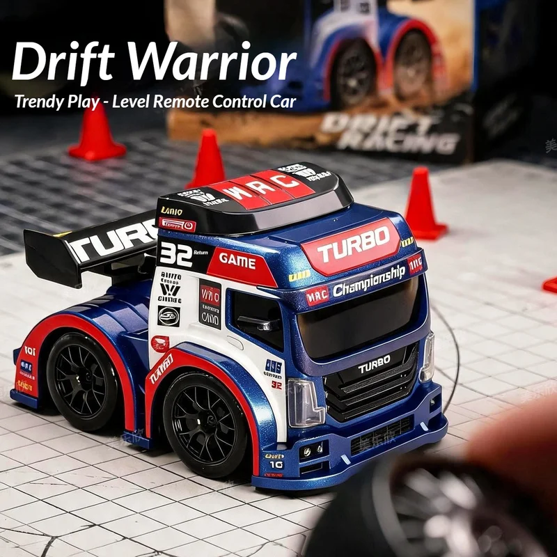 2.4G 4WD RC Car Simulation Desktop Race Vehicle Proportional Throttle Remote Control Hobby Toy Car For Kids&Adults