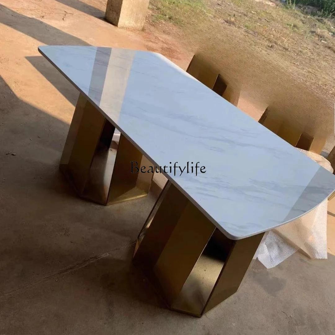 Postmodern light luxury solid wood single negotiation chair villa living room high back dining chair American leisure chair