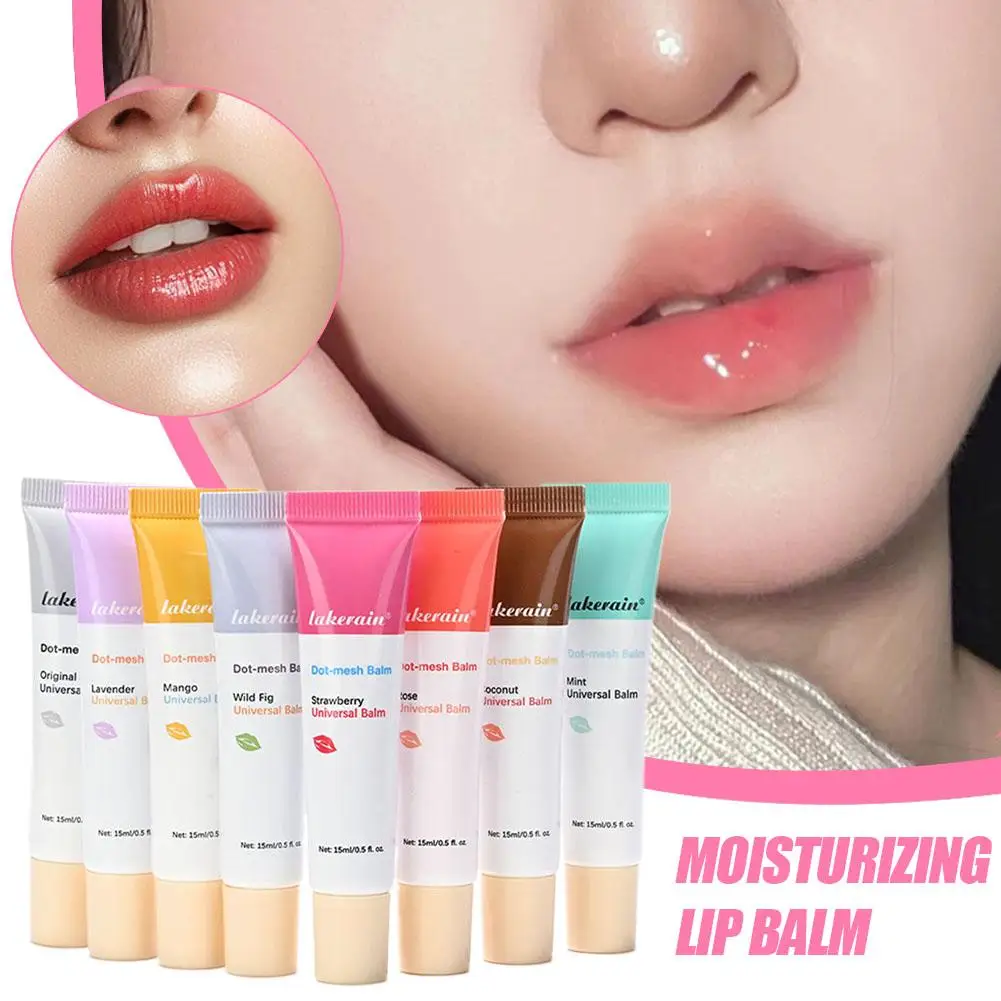 8 สี Lip Preserve Peptide Lip Balm Smoothing Daily Care Lip Product Lines N8C8