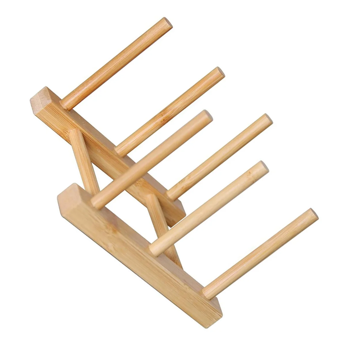 Trending Now Kitchen Organizer Pot Lid Holder Bamboo Storage Rack Multifunctional Dish Plate Pan Cutting Board Stand Bookshelf