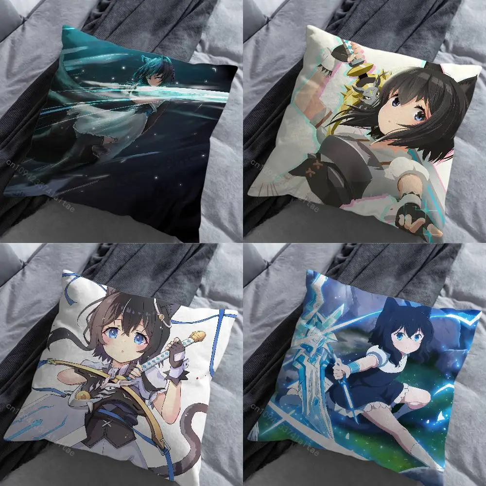 Reincarnated as a Sword Various Sizes Square Pillow Case For Car Home Bedchamber Decor Birthday Gift
