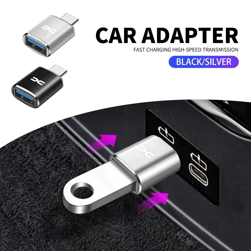 

Автомобильный интерфейс Type-C в USB-A, мини-конвертер, зарядный адаптер для Duster Spring Logan Sandero Jogger Lodgy Dokker, аксессуары