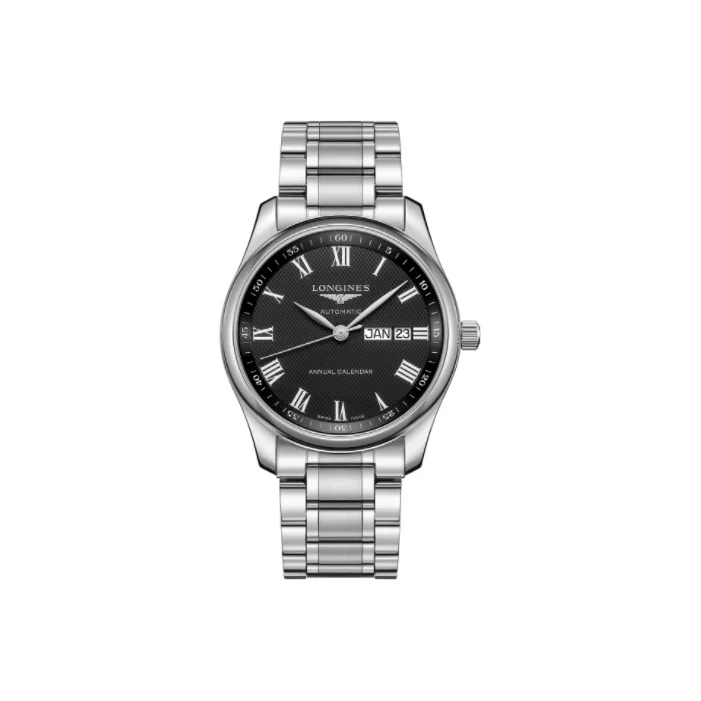 LONGINES Master Collection Automatic Mechanical Movement Men's Watches Watch Black Dial L2.910.4.51.6