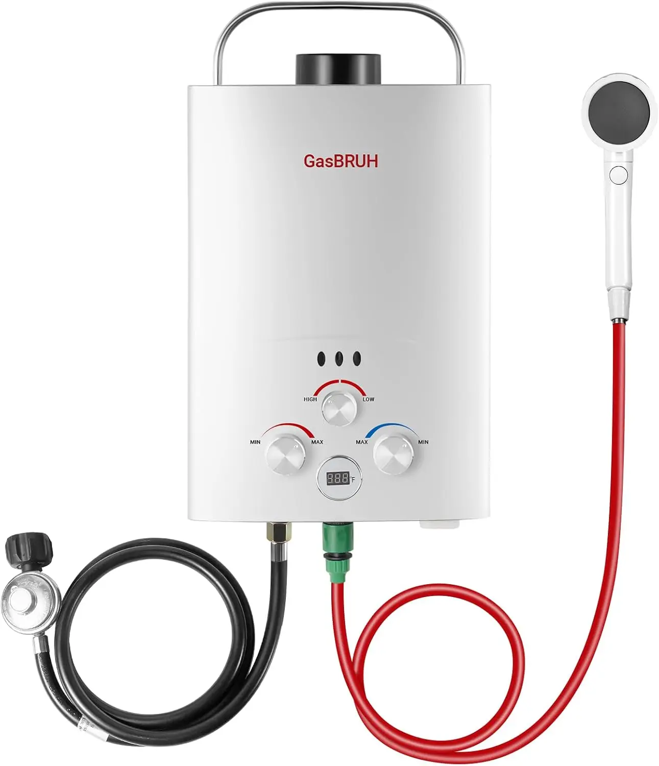 

Tankless Water Heater Outdoor 1 58 GPM 6L Portable Propane Camping Water Heater with Overheating Protection for Outdoor RV