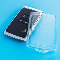 Transparent Clear Car Key Fob Cover Case Holder For Renault Kiger Arkana Captur Koleos Kadjar Megane Espace Grand Scenic Clio