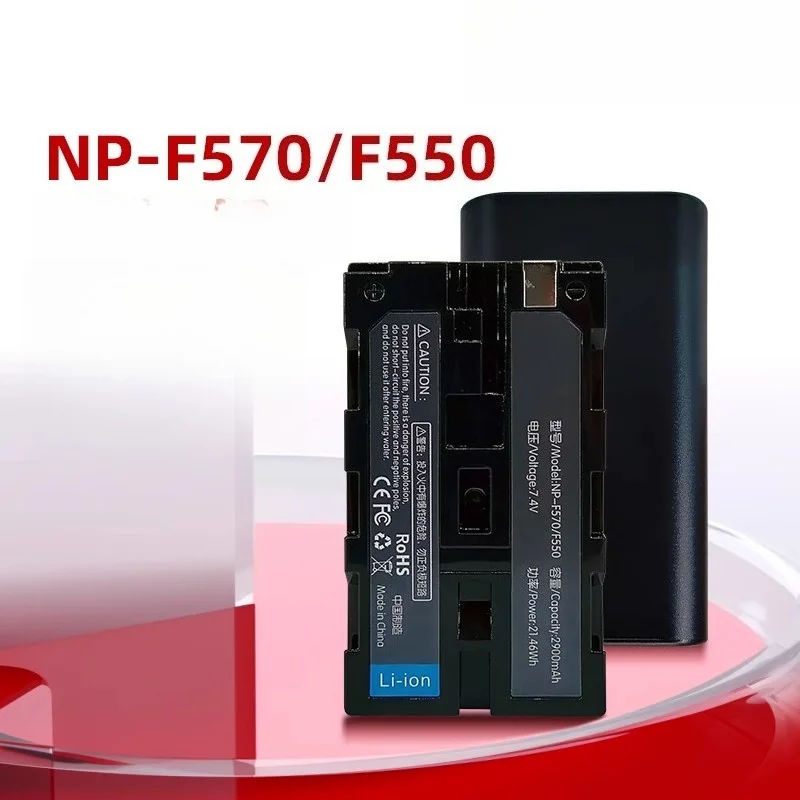 بطارية بديلة 7800 مللي أمبير في الساعة NP-F550/F770/F970 لهاتف Sony CCD-TRV315 TRV517 TRV615 حزمة طاقة ليثيوم أيون مع حماية من الحرارة الزائدة