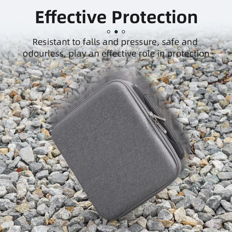 BRDRC حقيبة للتخزين حقيبة حمل ل DJI Action 5 Pro/Osmo Action 4 كاميرا حامي الملحقات المحمولة حقيبة سفر حقيبة يد