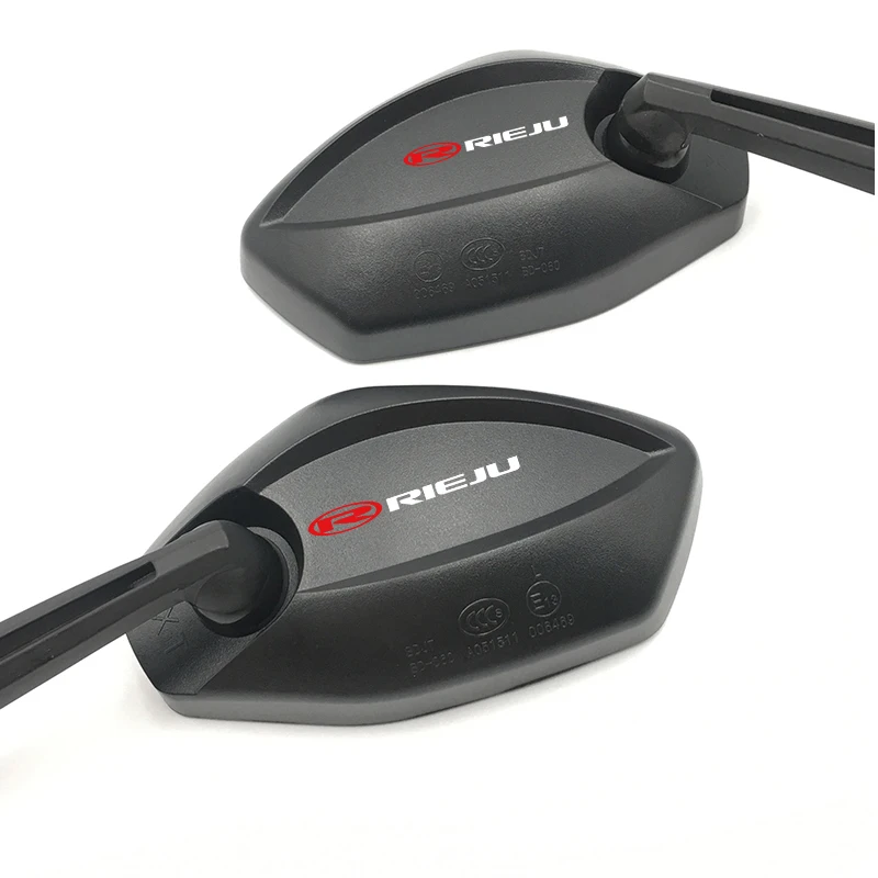 2pcs Wide Angle Adjustable Motorcycle Rearview Mirrors Side View Mirrors For RIEJU tango 50cc rs2 matrix 125 307 Aventura mrt 12