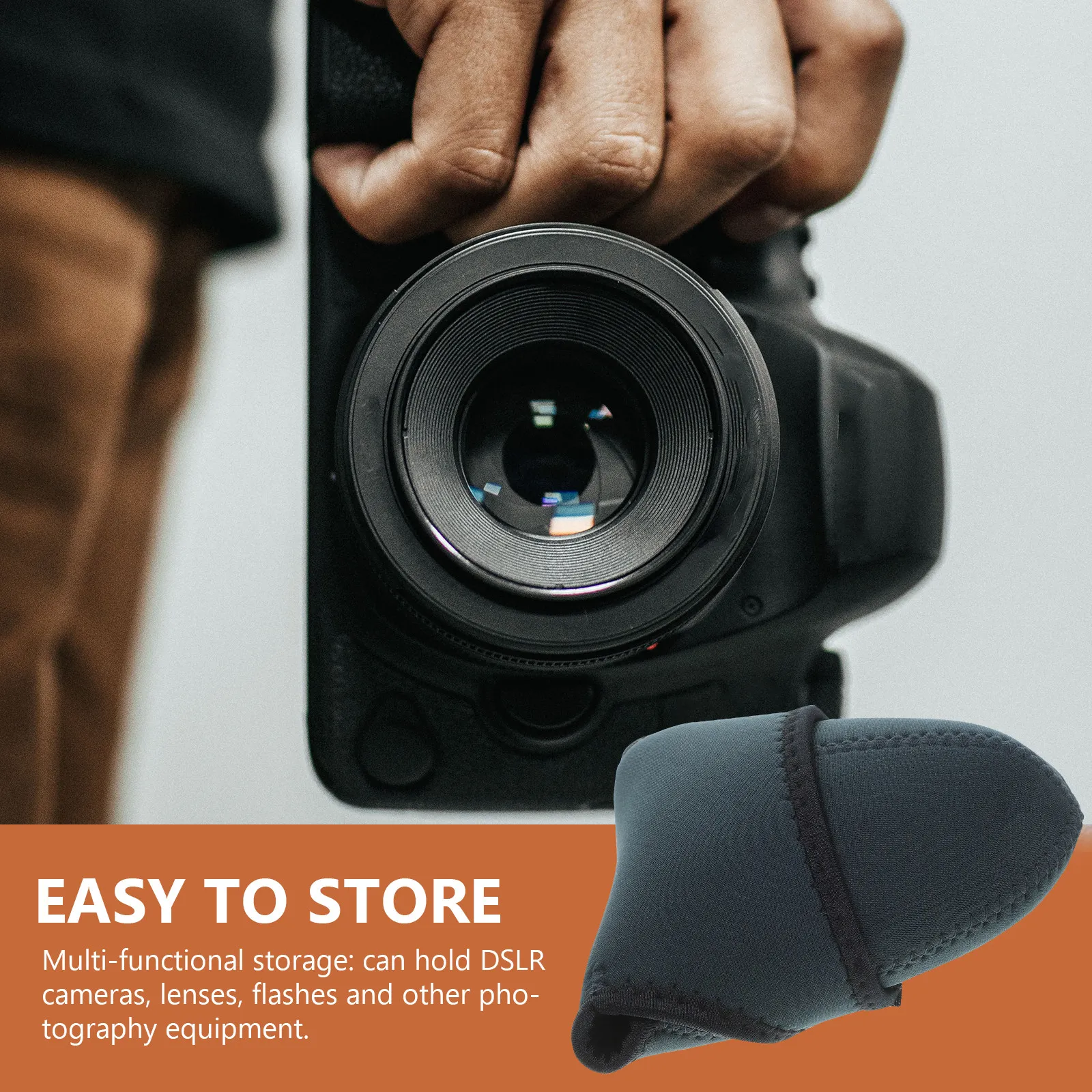 Backpack Insert Organizer - Neoprene Camera Insert Bag Multi-Layer Compartment