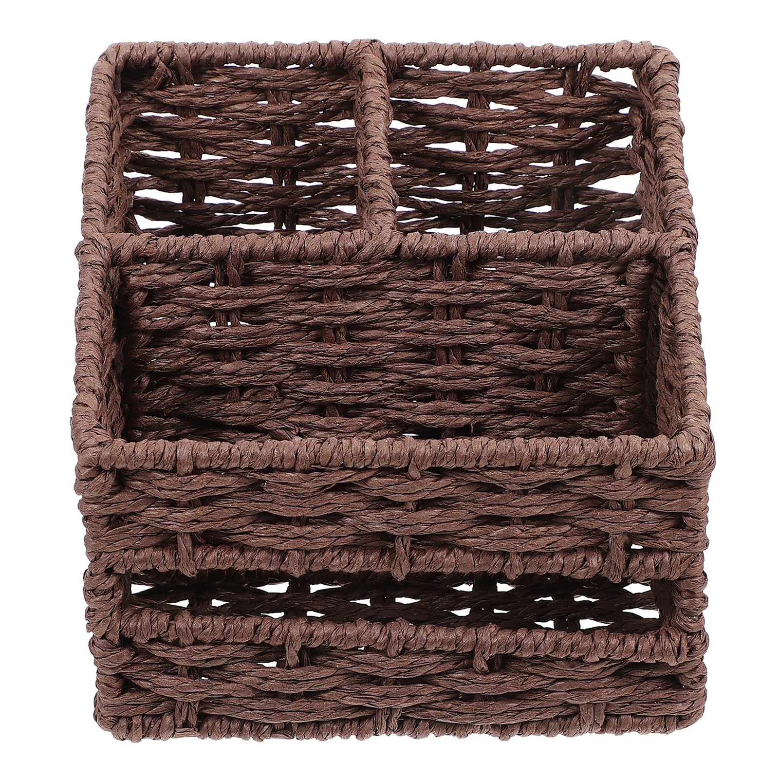 

Straw Storage Box Tissue Holder Multi functional Container Desk ganizer friendly Remote control Case