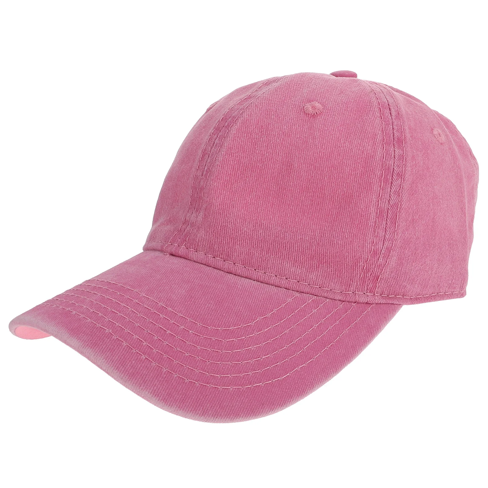 

Cotton Hat Washed Baseball Cap Dad Caps for Women Adjustable Pink Vintage