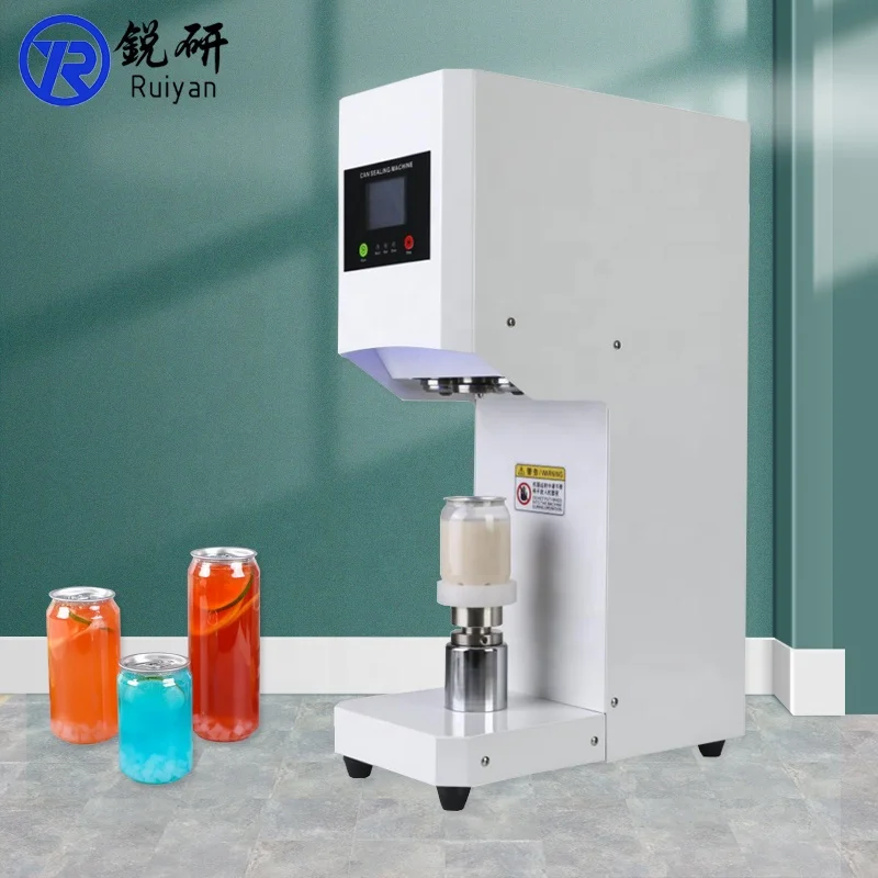 

Hot Selling With Low Price Automatic Can Sealing Machine Take-away Snack Dessert Cookie Canning Sealer Machine