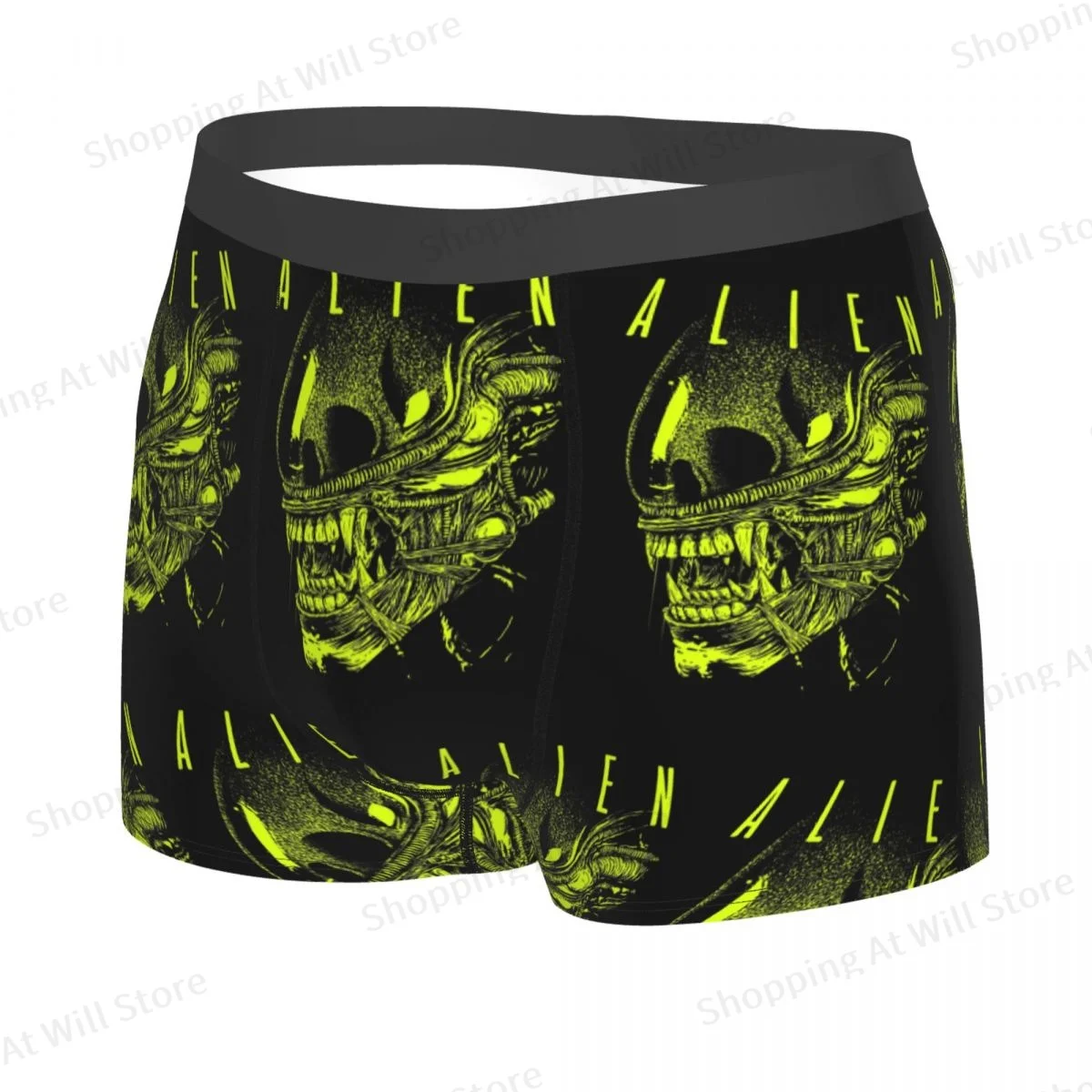 Xenomorph Essential Alien Mencosy Men Boxer Briefs Highly Breathable Underwear High Quality Print Shorts Gift Idea