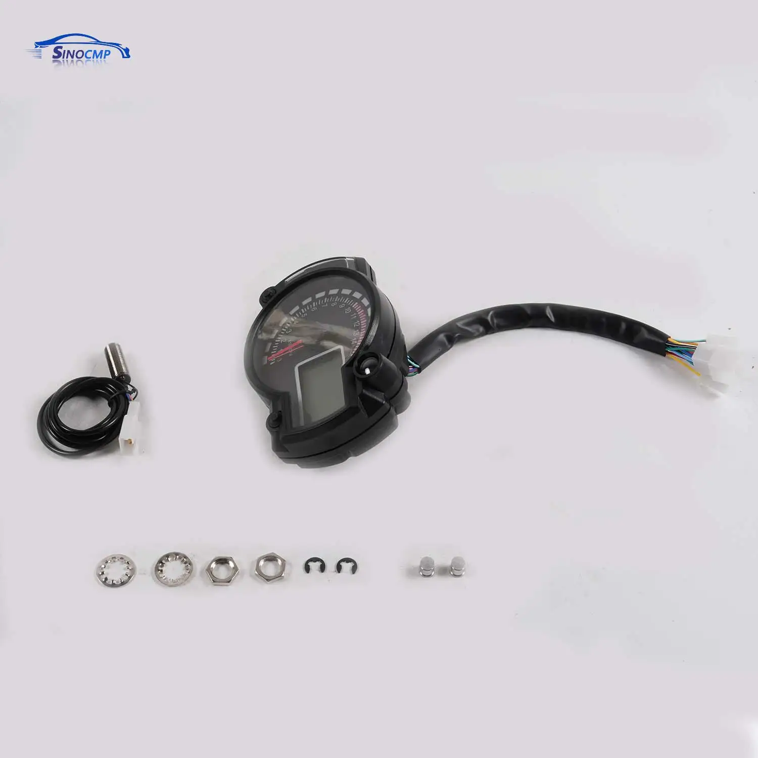 

7 Colors Dashboard Universal KOSO LCD Digital Motorcycle RX2N Odometer Speedometer Meter Instrument Adjustable MAX 299KM/H