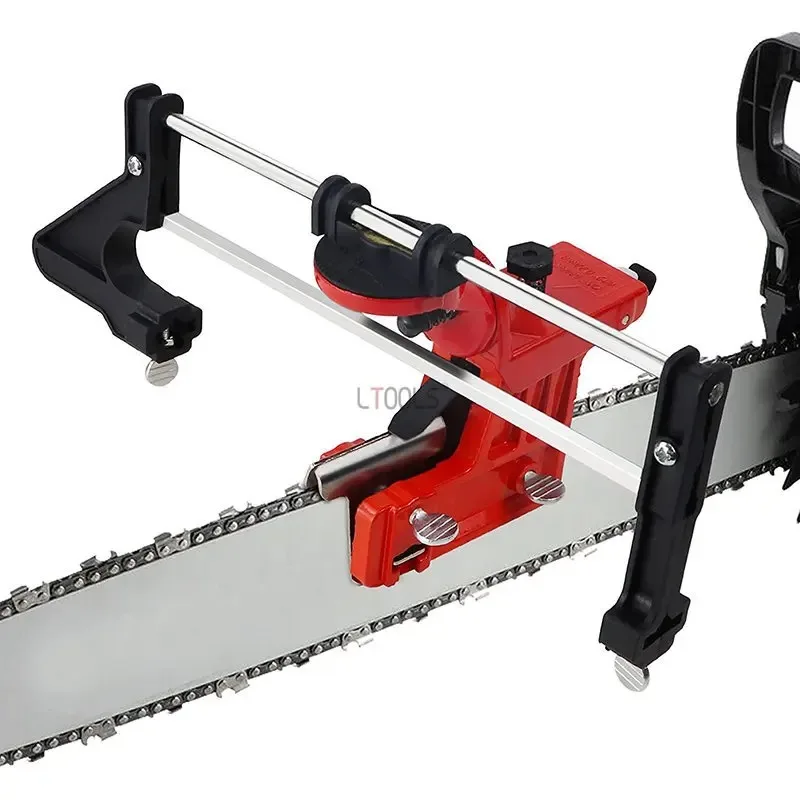 Bar Mounted Manual Chain Sharpener Chainsaw Saw Chain Filing Guide Tools Bar-Mount Fast Grinding Saw Hand Pushed Chains Grinder