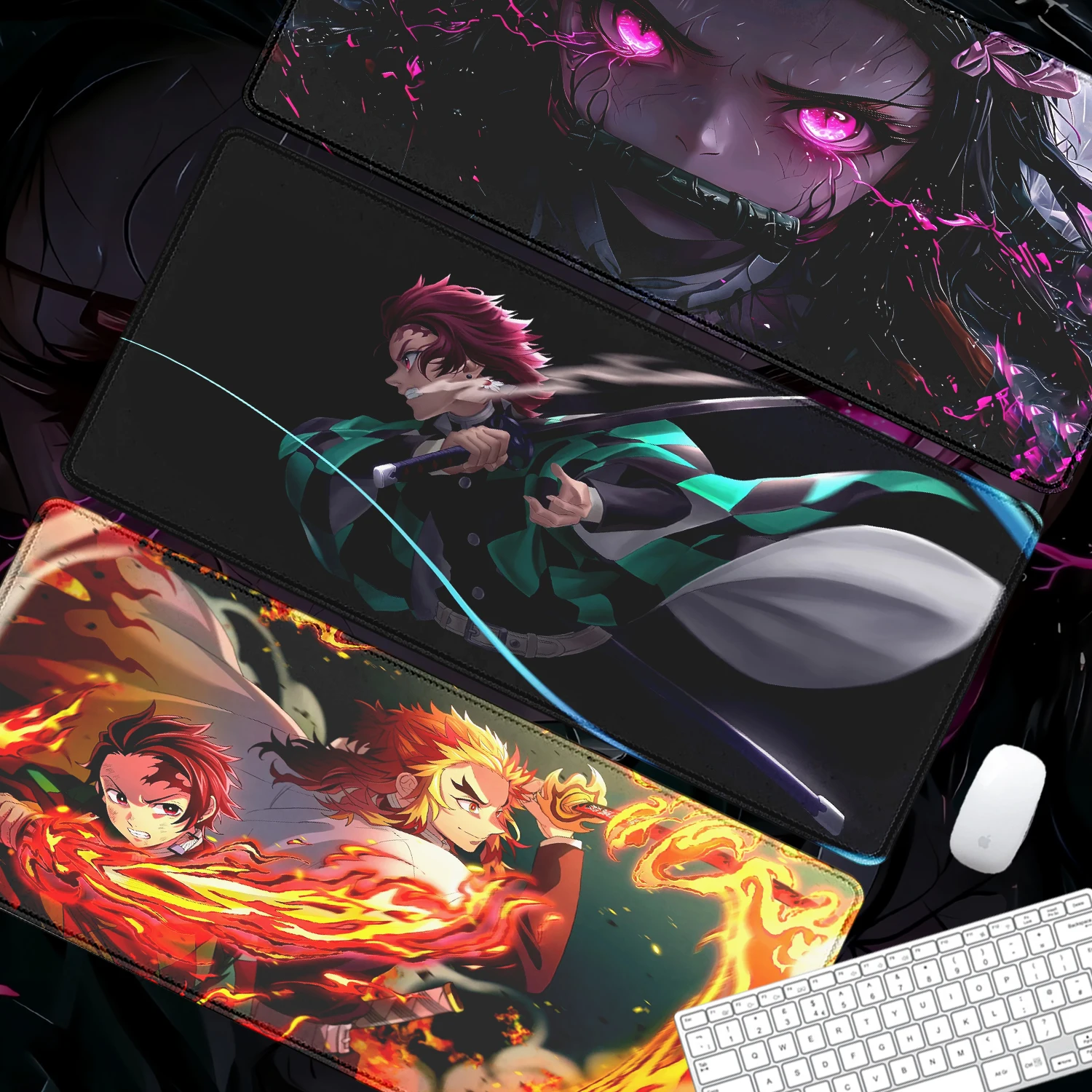 

Best Sellers Mat Demon Slayer HD High definition Desktop games XXL size Desktop Large Table mat games size accessorie mouse pad