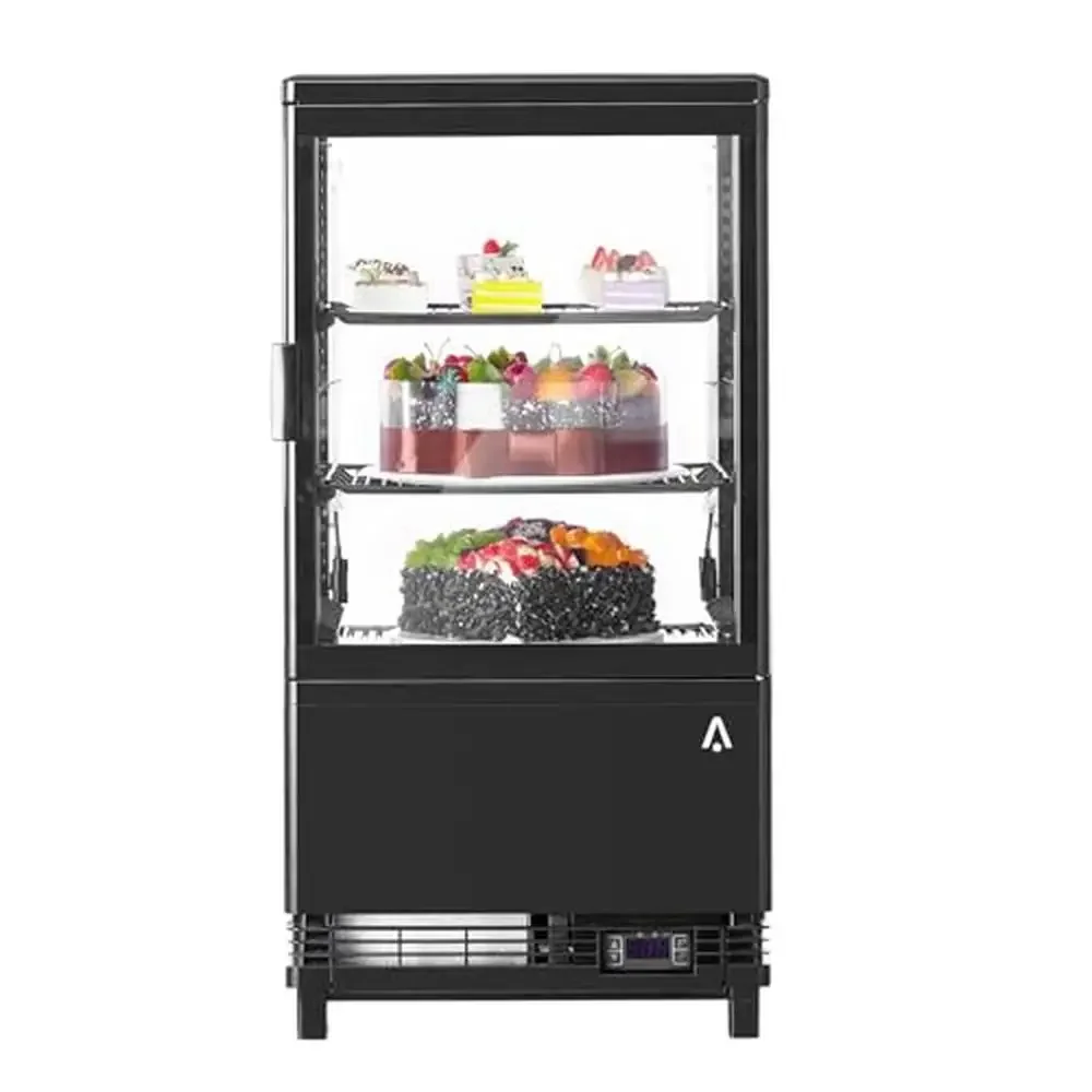 Pastry Display Fridge with LED Lighting and Triple Seal Technology