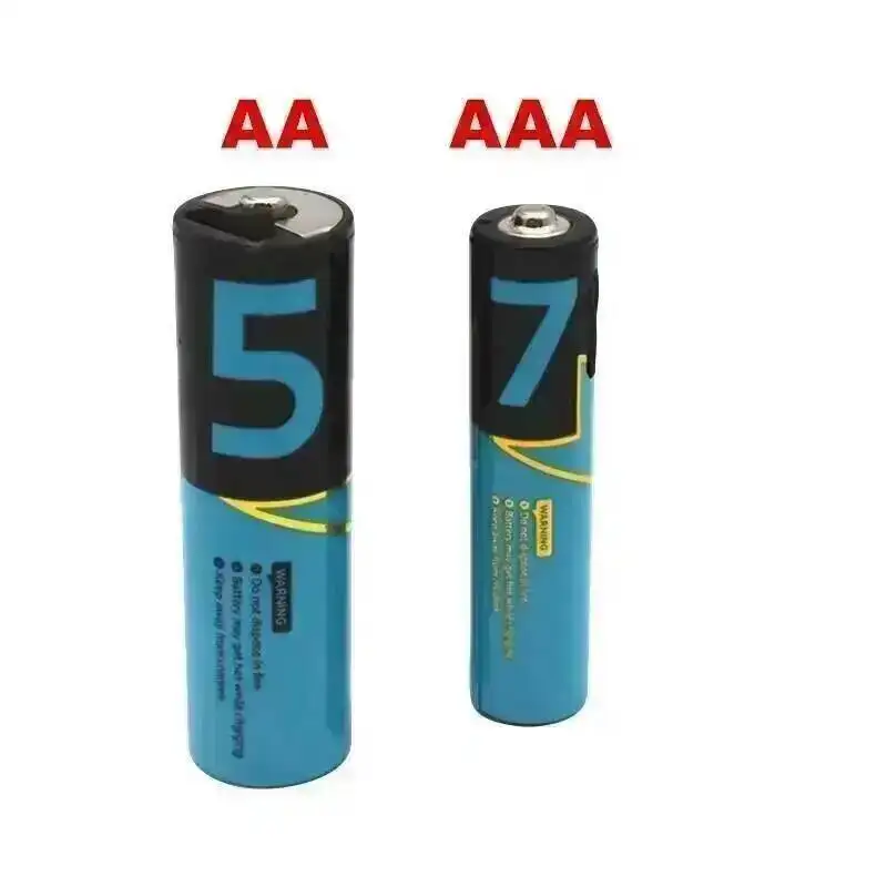 12 قطعة 1.5 فولت AA بطارية قابلة للشحن 2200mWh بطارية مع كابل شحن TYPE-C مناسبة للتحكم عن بعد اللعب #4