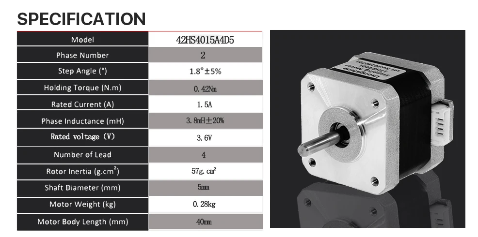 Motori Passo-passo Nema 17 Ad Alta Coppia Di Alta Qualità - Foto 8