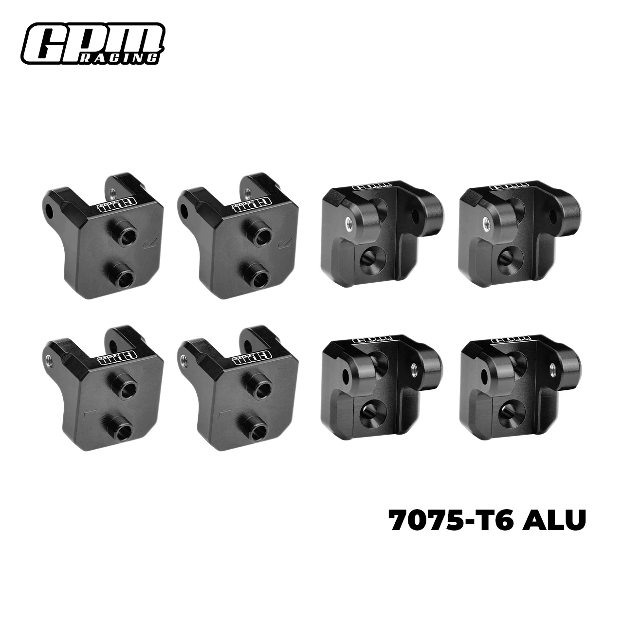 GPM LOSI 1/8 LMT 2.0 Grave Digger 4X4 Truck-LOS04028 7075-T6 ALLOY FRONT AND REAR UPPER SHOCK MOUNT