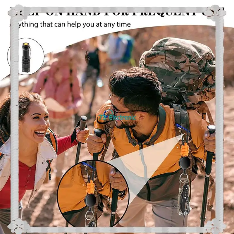 24-Hour Delivery 6Pack Retractable Keychain Heavy Duty Retractable Lanyard Badge Holder Retractable Clip Retractable Key Ring Ke