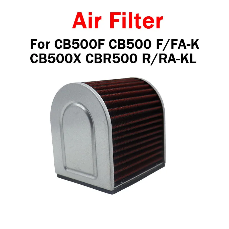 

For Honda CB 500 F CB500F CB 500F CBR 500R CB500R CB500 X CB500X CB 500X 2019-2022 Air Inlet Filter Cartridge Filter Accessories