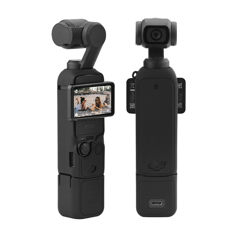 Dependable-Camera Silicone Case For DJI Osmo Pocket 3 Lens Body Protective Cover Gimbal Lens Cap Anti-Bump Shell Easy Install Ea