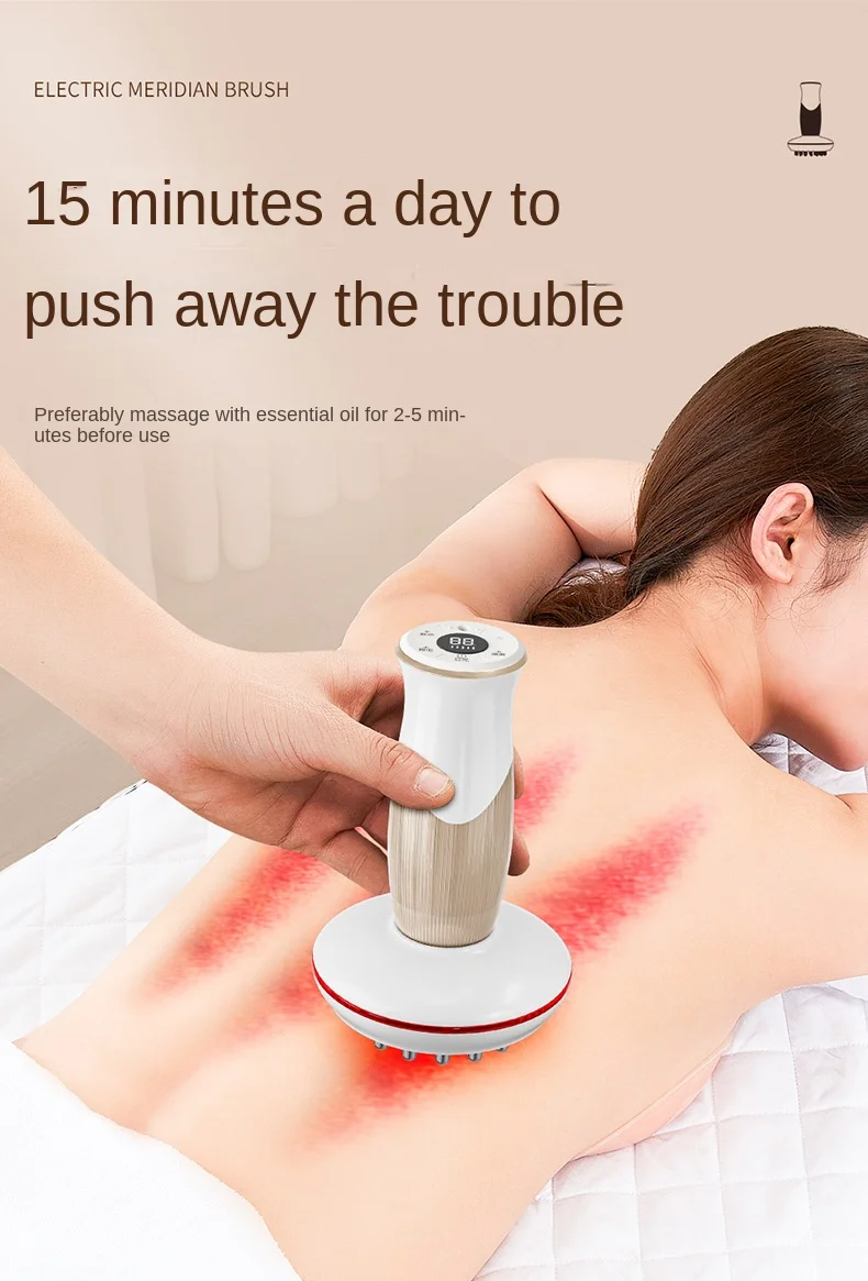

Electric Cupping Device Back Shoulder and Neck Physical Therapy Negative Pressure Scraping and Massage Device
