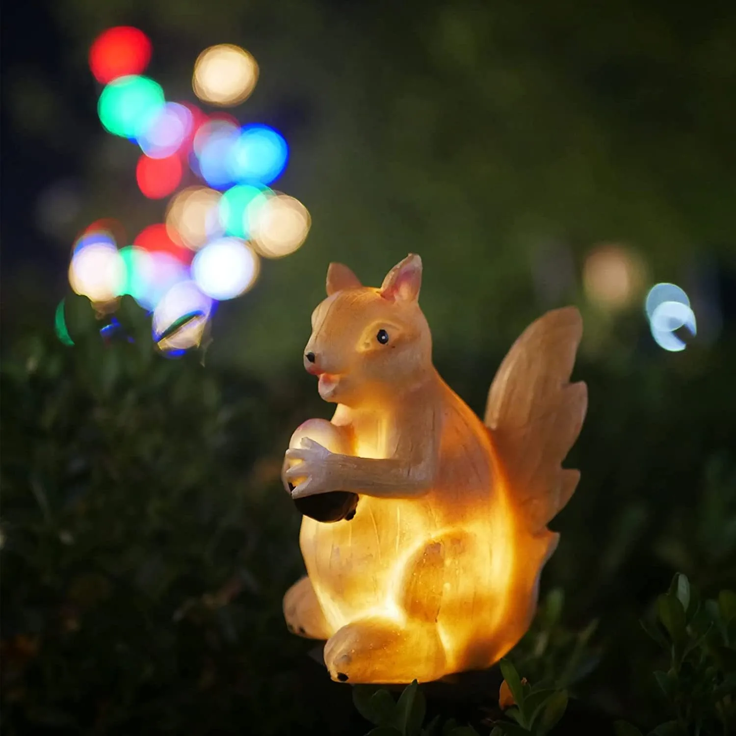 الطاقة الشمسية في الهواء الطلق غير نافذ للمطر مضيئة محاكاة الحيوان مصباح فيلا فناء مزرعة الديكور جو مصباح LED مصباح حديقة