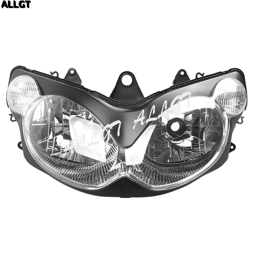 ALLGT Clear Motorcycle Front Head Lamp Headlight for KAWASAKI ZZR1200 2002 2003 2004 2005 -2015