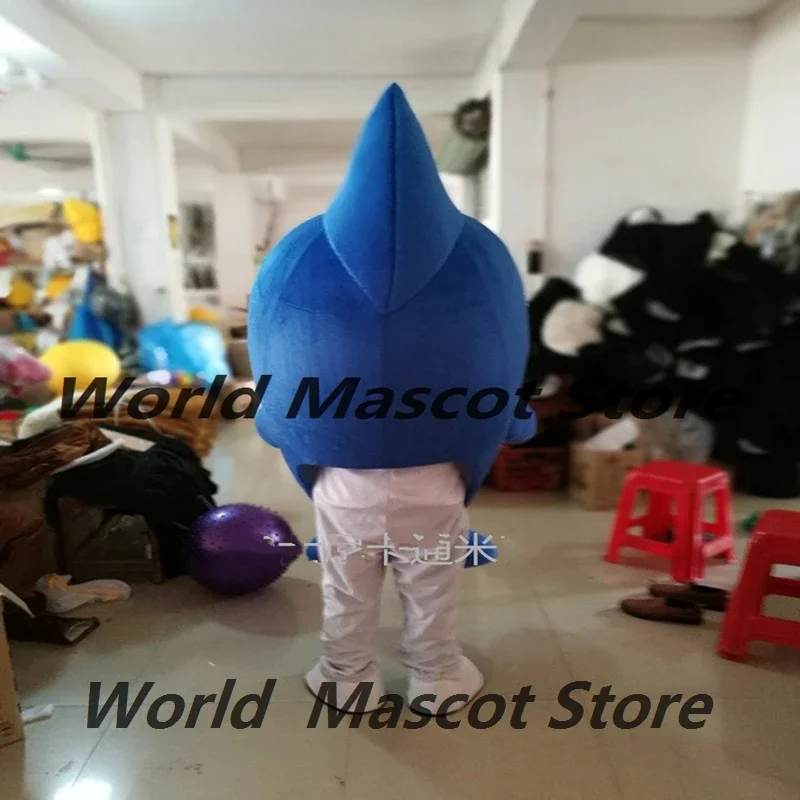 Costume della mascotte dei squali blu Costume cosplay dello squalo grigio per la maschera del personaggio di Halloween per adulti Festa di compleanno in maschera Carnevale Pro