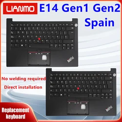 Spain Notebook Keyboard Suitable for Lenovo ThinkPad E14 Gen1 E14 Gen2 Gen3 Gen4 C-Shell Keyboard With Backlight and No Backligh